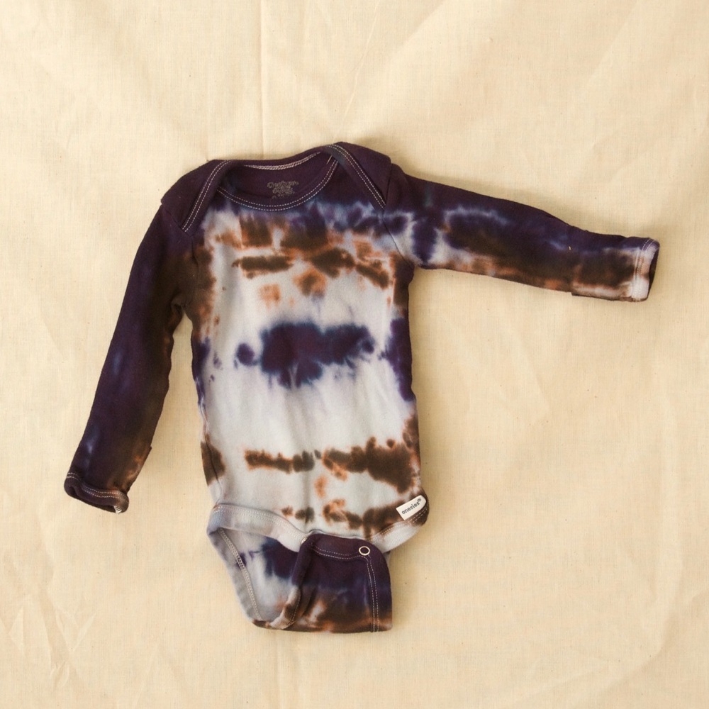 tie dye onesie [0-3mo]